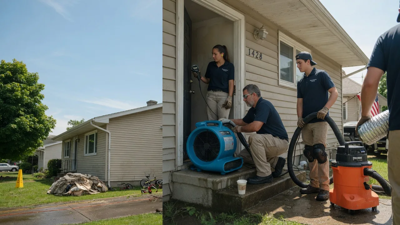 Water Damage Restoration in Gillespie, IL near me